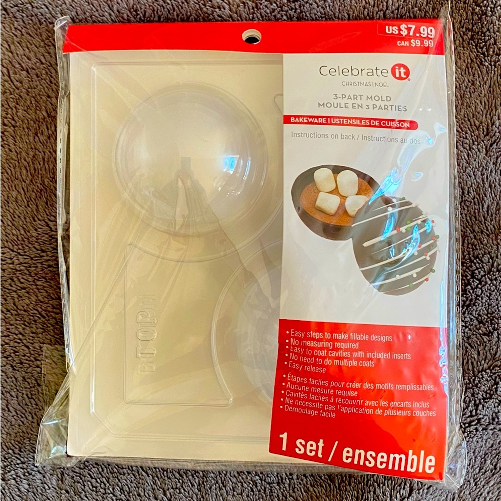 Celebrate It Chocolate Bomb Mold
Brand New with tags.